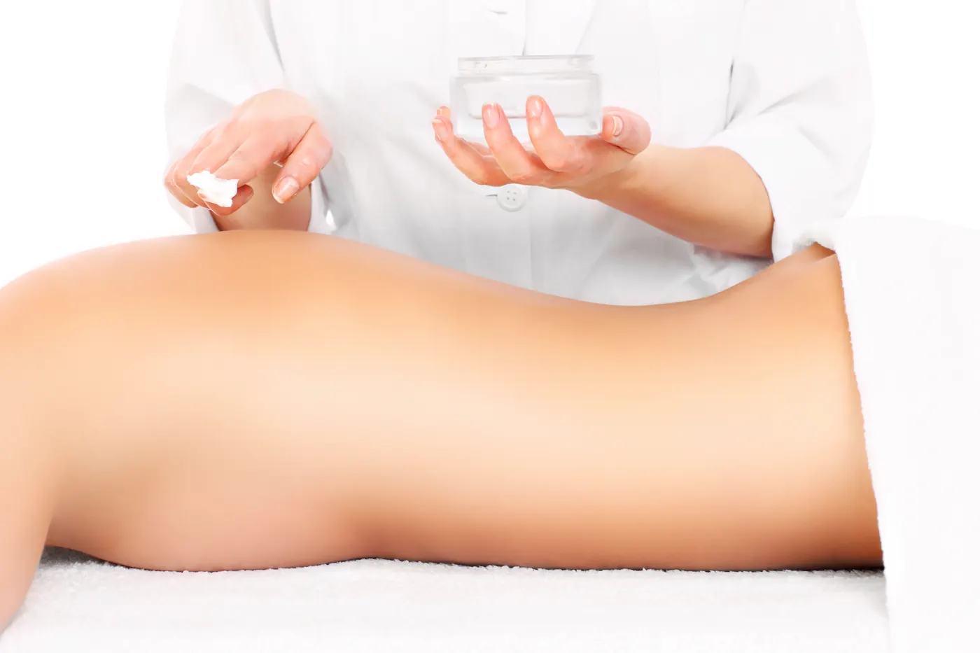 Imagem meramente ilustrativa: Creme de massagem