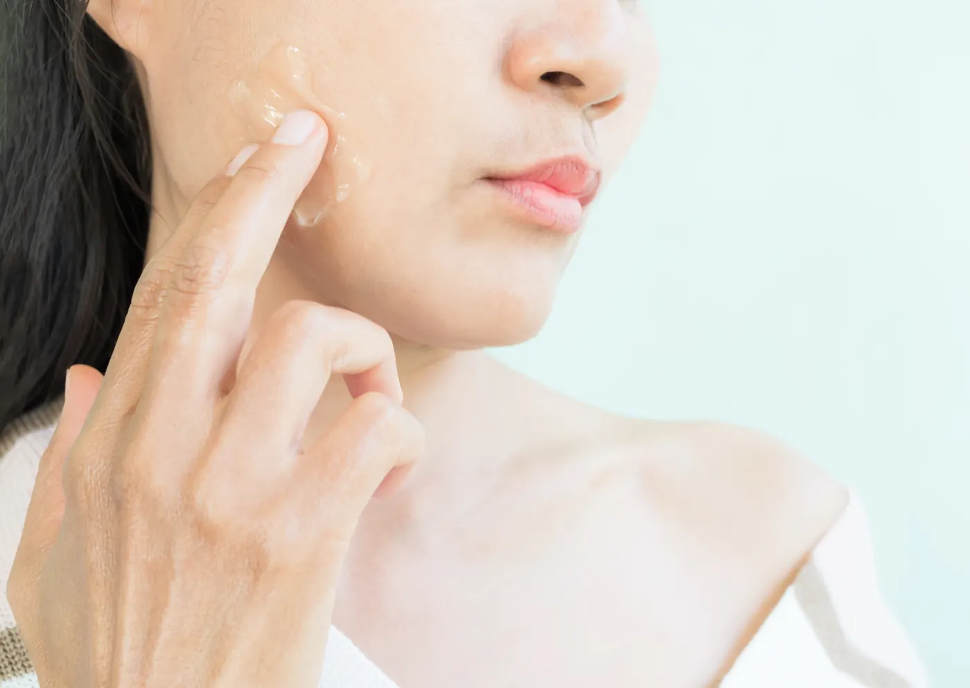 Imagem meramente ilustrativa: Gel facial hidratante